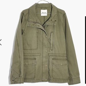 Madewell Olive Green Passage Jacket utility coat